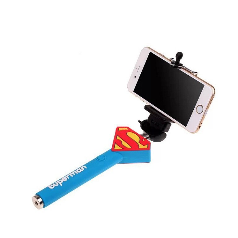 Селфи штатив Monopod Superman синий
