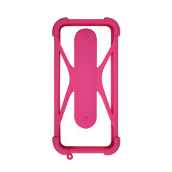 Универсальный чехол-бампер Olmio #1 4.5"-6.5" розовый
