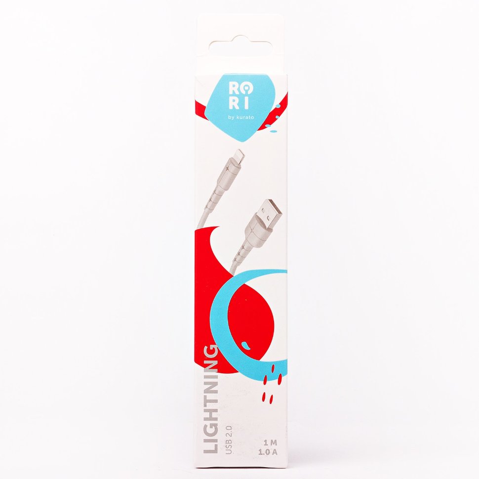USB кабель на iPhone 5 Kurato RR-L105 белый