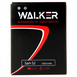 АКБ WALKER Samsung i9100 Galaxy S2 EB-F1a2GBU 1650 mAh