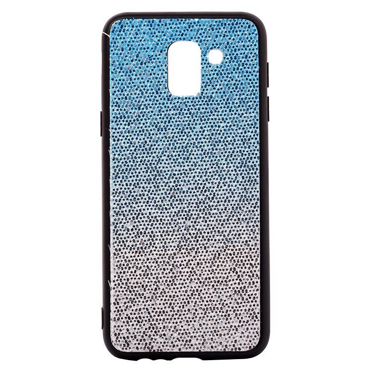 Накладка SC126 Samsung J600 Galaxy J6 2018 (004) градиент голубая