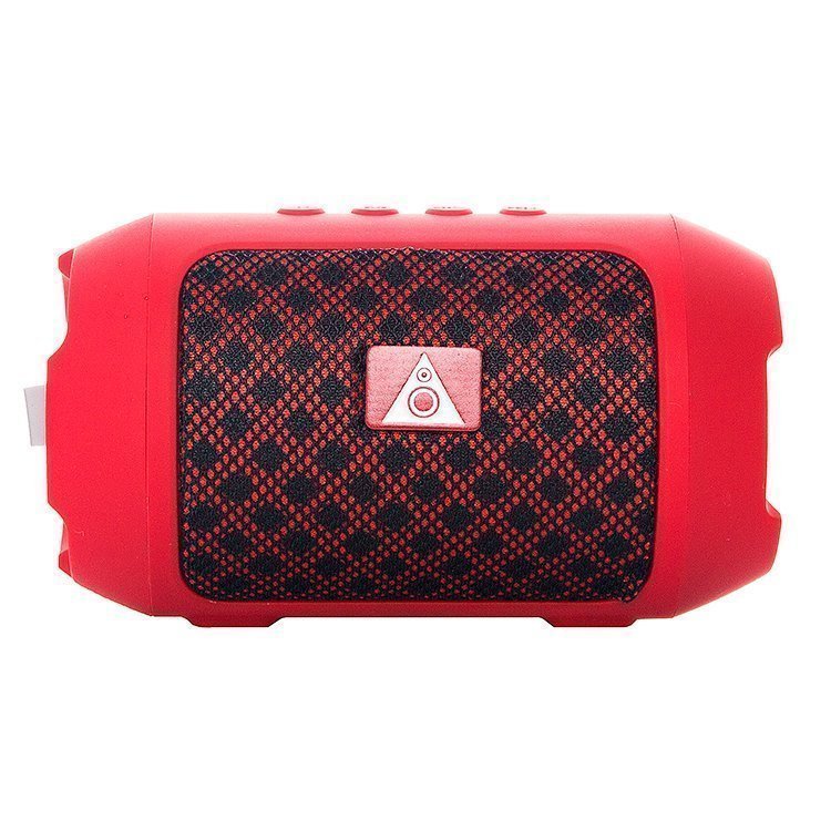 Колонка Bluetooth BS-116 (TF+USB+FM) красная