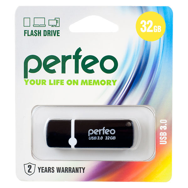 Perfeo USB 32GB C08 Black USB 3.0