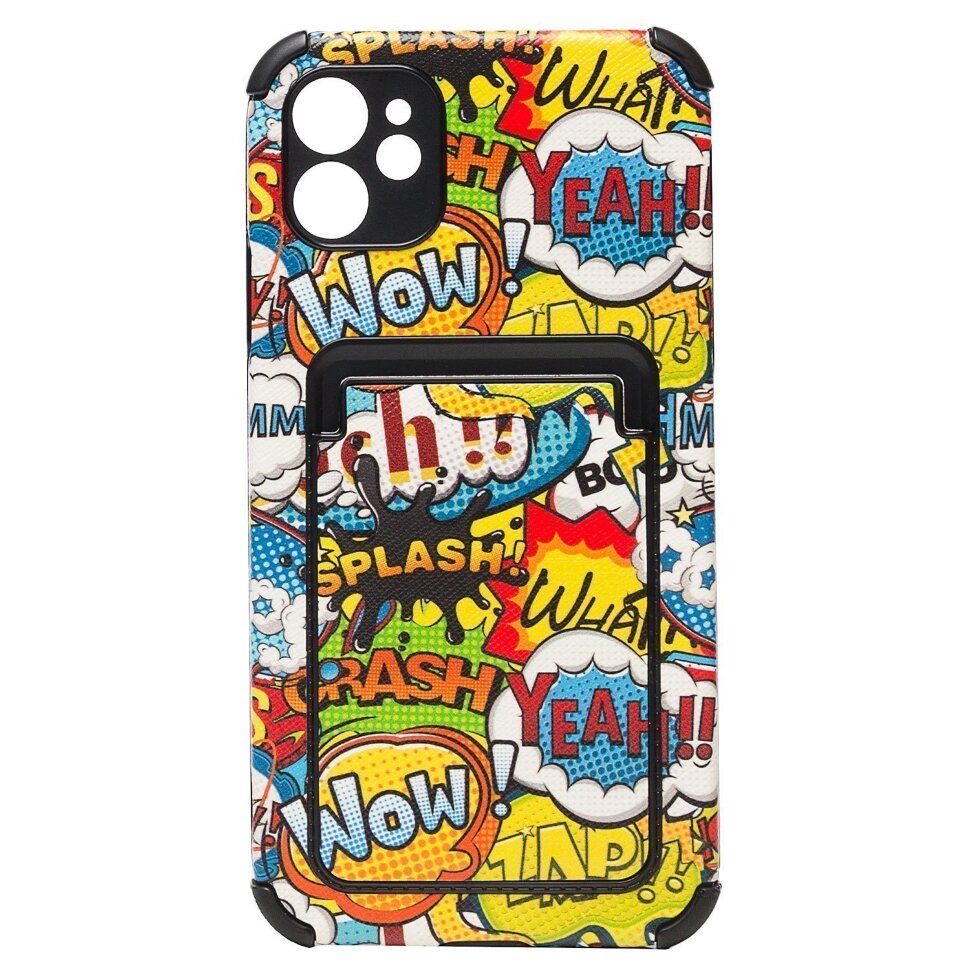 Накладка SC284 для Apple iPhone 11 с визитницей (004)