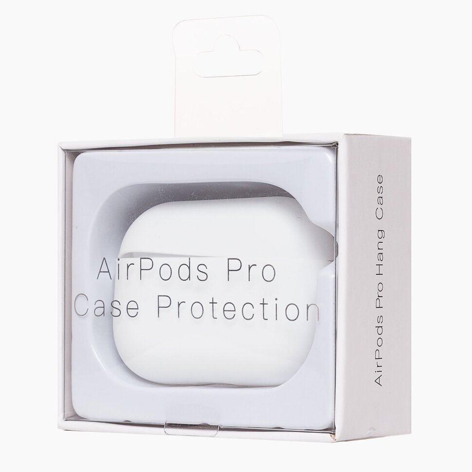 Чехол Soft touch  для кейса AirPods Pro, white