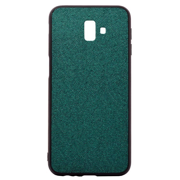 Накладка SC126 Samsung J610 Galaxy J6 Plus 2018 (001) темно-зеленая