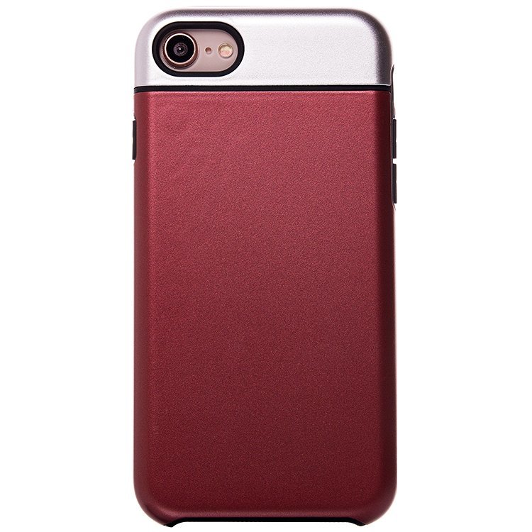 Накладка PC015 iPhone 7 пластик бордо