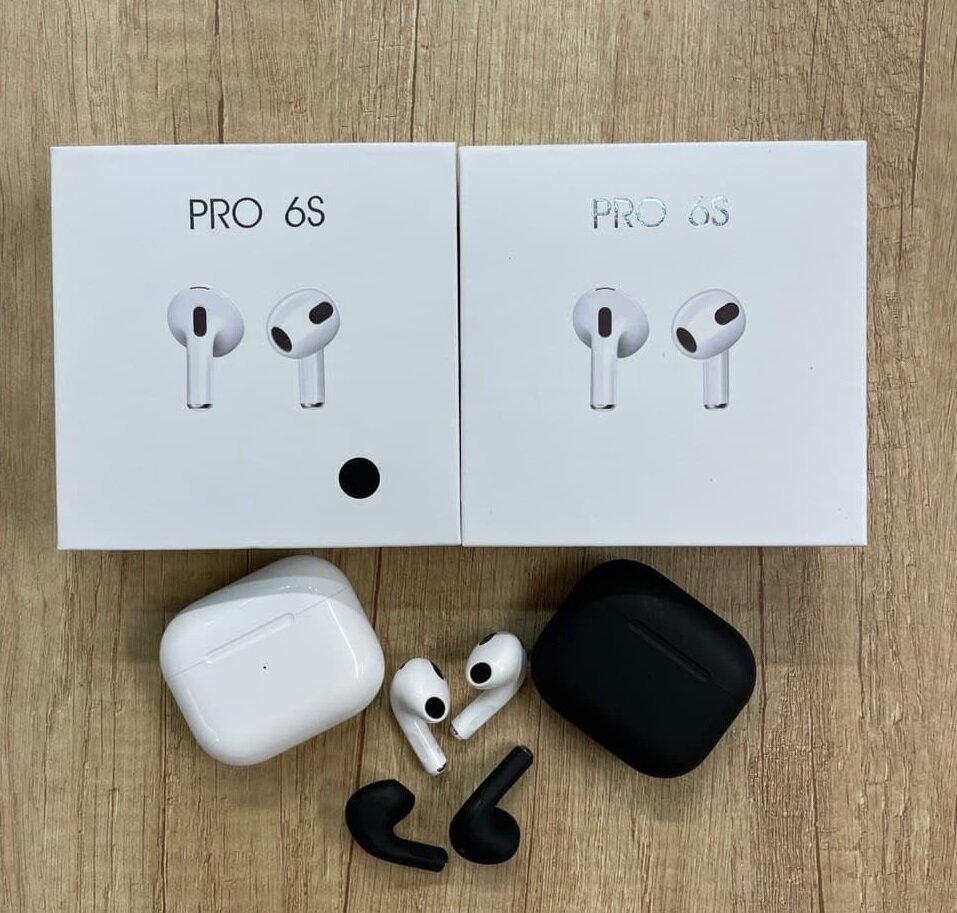Наушники BLUETOOTH APods Pro 6S TWS белые