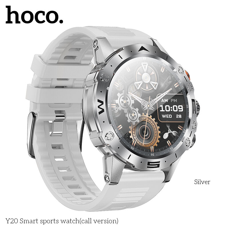 Смарт-часы HOCO Y20 Sport Smart watch (Call Version), silver