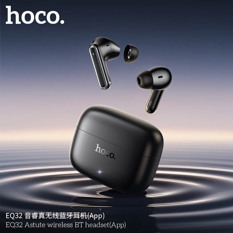 Наушники Bluetooth HOCO EQ32 Astute TWS, черные