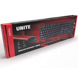 Беспроводной комплект Perfeo UNITE клавиатура + мышь, черная