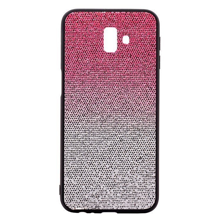 Накладка SC126 Samsung J610 Galaxy J6 Plus 2018 (003) градиент розовая