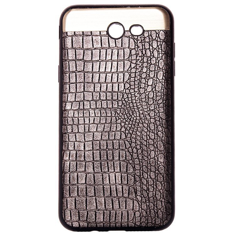 Накладка Activ Reptilian + Metall Samsung J730 Galaxy J7 2017 серая