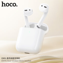 Наушники Bluetooth HOCO EW91 True TWS, белые