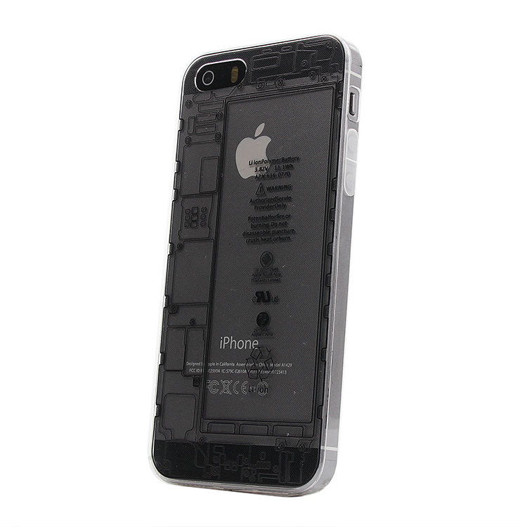 Накладка силиконовая принт IPhone 5 (002)