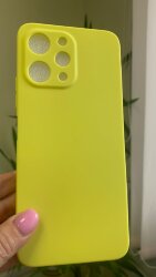 Накладка силиконовая SOFT TOUCH Xiaomi Redmi 12, желтая