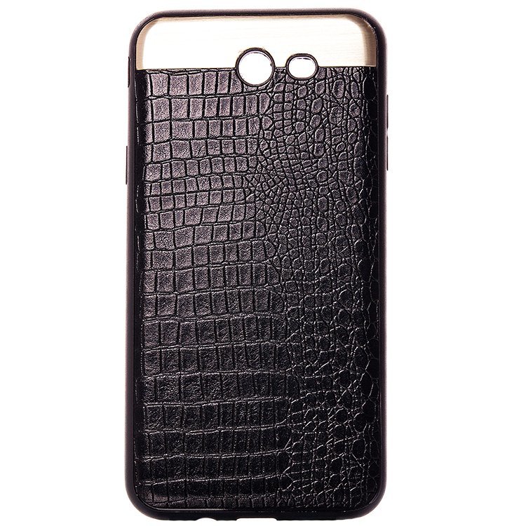 Накладка Activ Reptilian + Metall Samsung J730 Galaxy J7 2017 черная