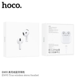 Наушники Bluetooth HOCO EW95 True TWS, белые
