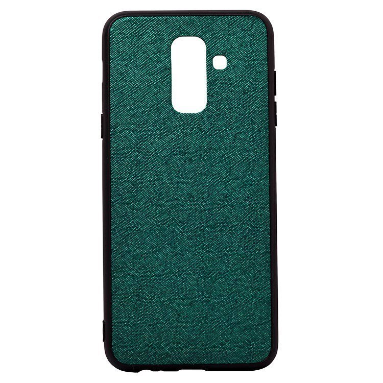 Накладка SC126 Samsung J810 Galaxy J8 2018 (001) темно-зеленая