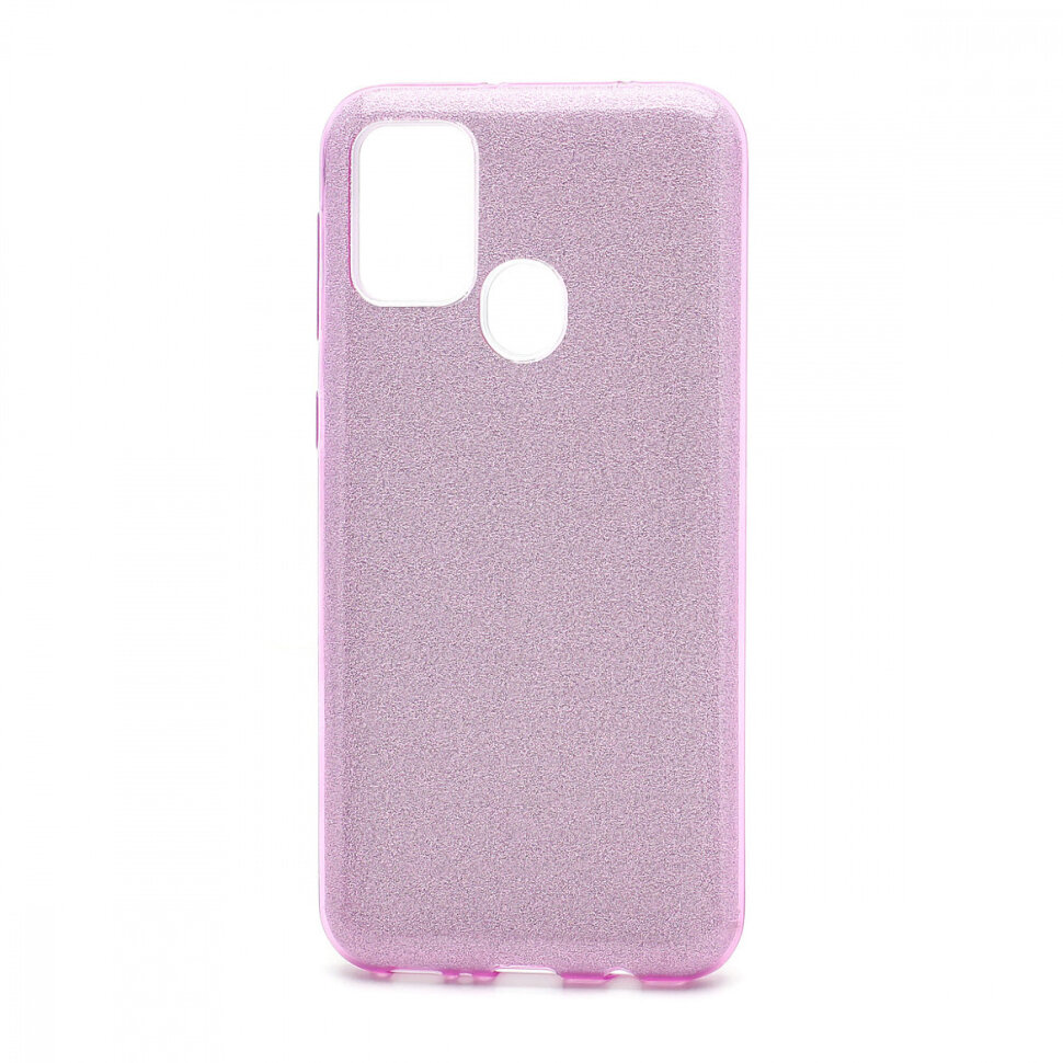 Накладка SC097 БЛЕСТКИ 3в1 Samsung M315 Galaxy M31 (purple)