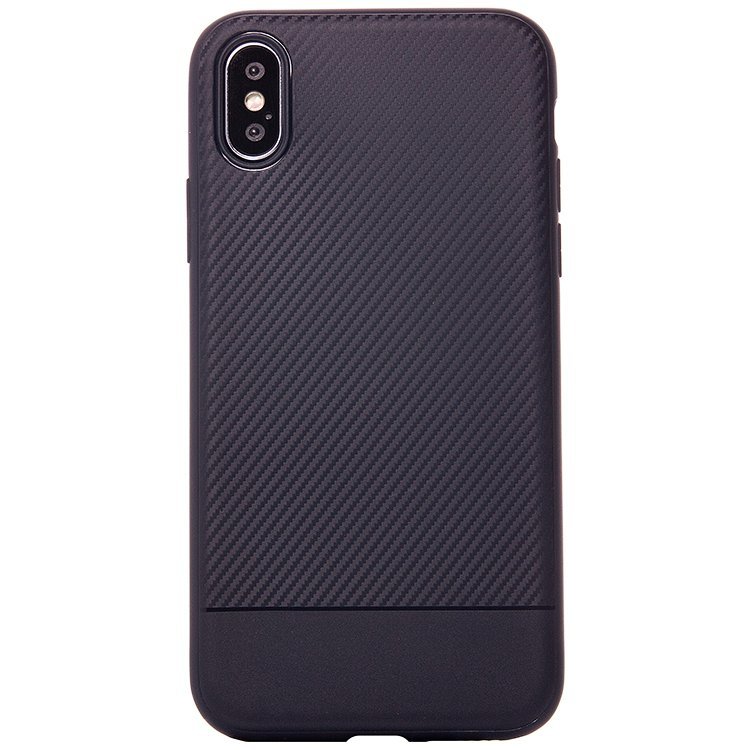 Накладка SC069 CARBON iPhone X синяя