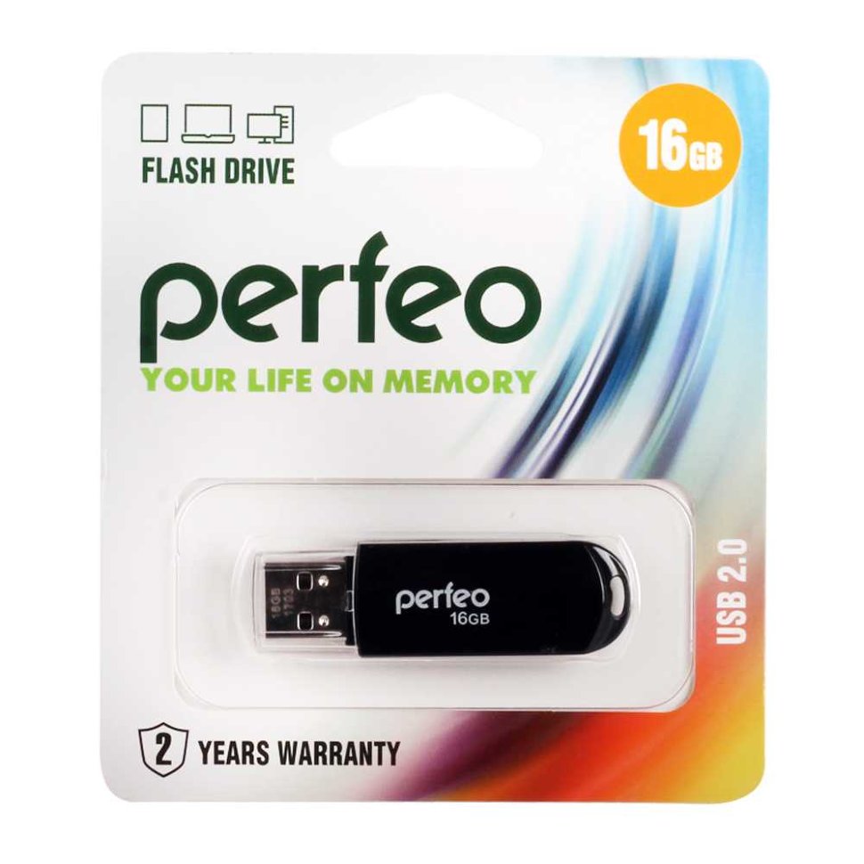 Perfeo USB 16GB C03 Black
