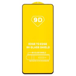 Стекло 9D "Full glue" для Tecno Camon 20, тех.упаковка (желтая подложка)