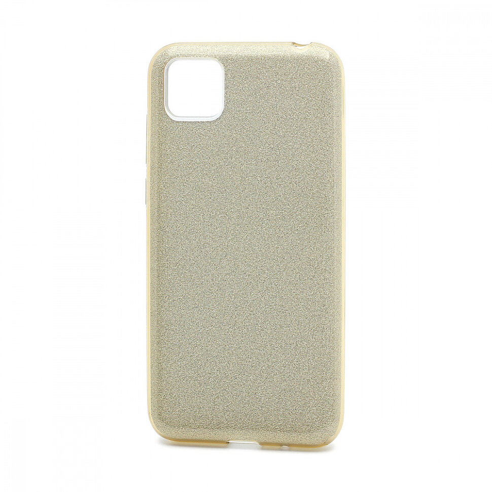 Накладка SC097 БЛЕСТКИ 3в1 Huawei Honor 9S (gold)