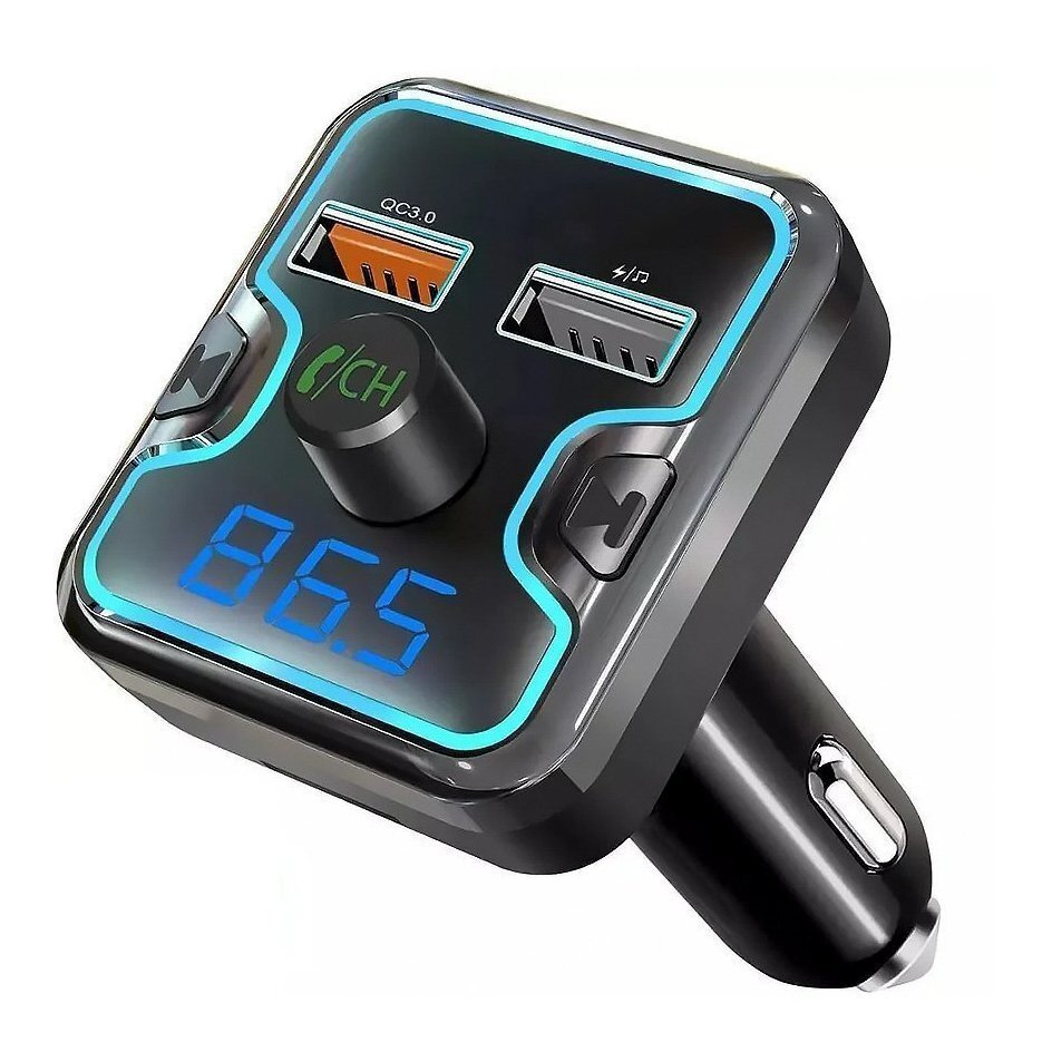 FM-модулятор М27 2USB, черный