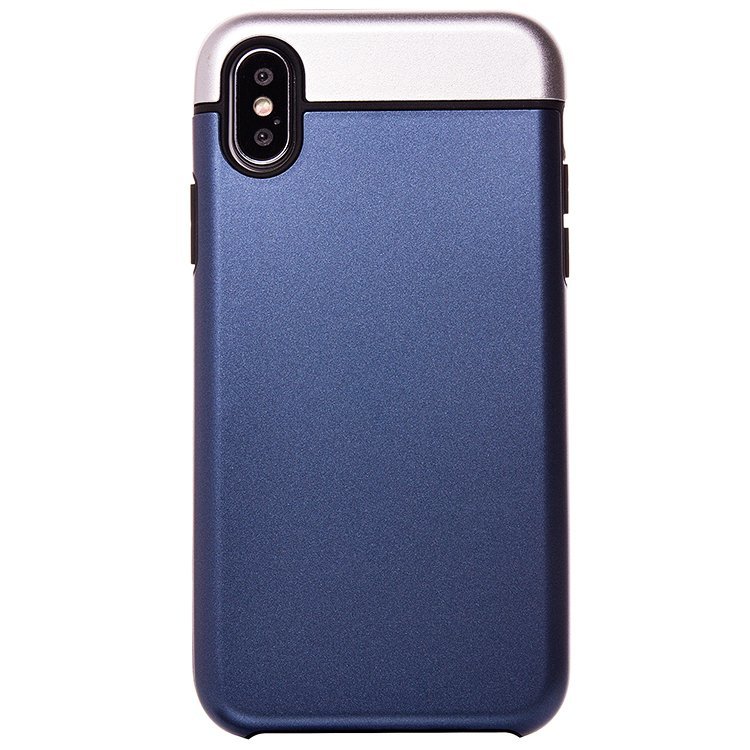 Накладка PC015 iPhone X пластик синий