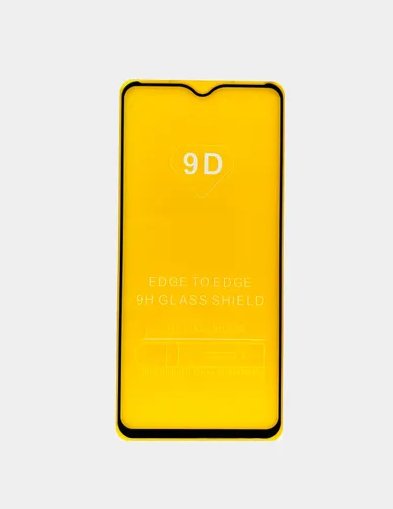 Стекло 9D "Full glue" для Realme C11 (2020), тех.упаковка (желтая подложка)