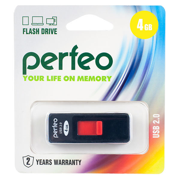 Perfeo USB 4GB S03 Black