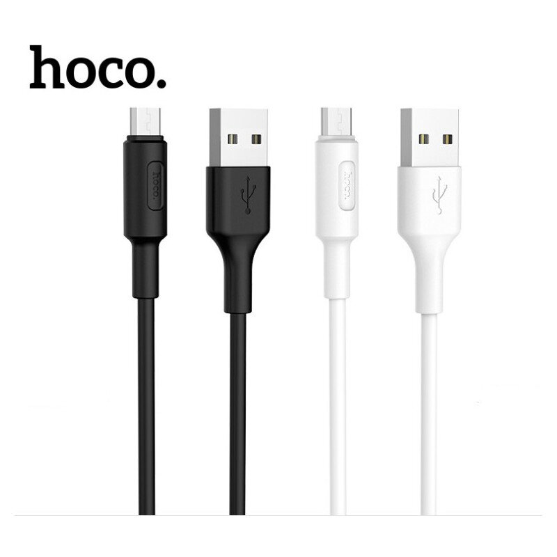 Кабель USB - MicroUSB HOCO X25 Soarer 1M черный (мятая упаковка)