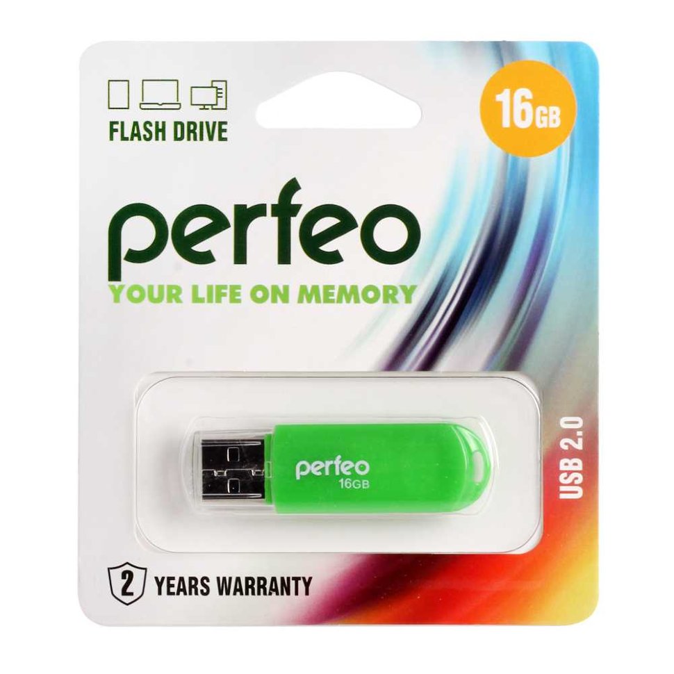 Perfeo USB 16GB C03 Green
