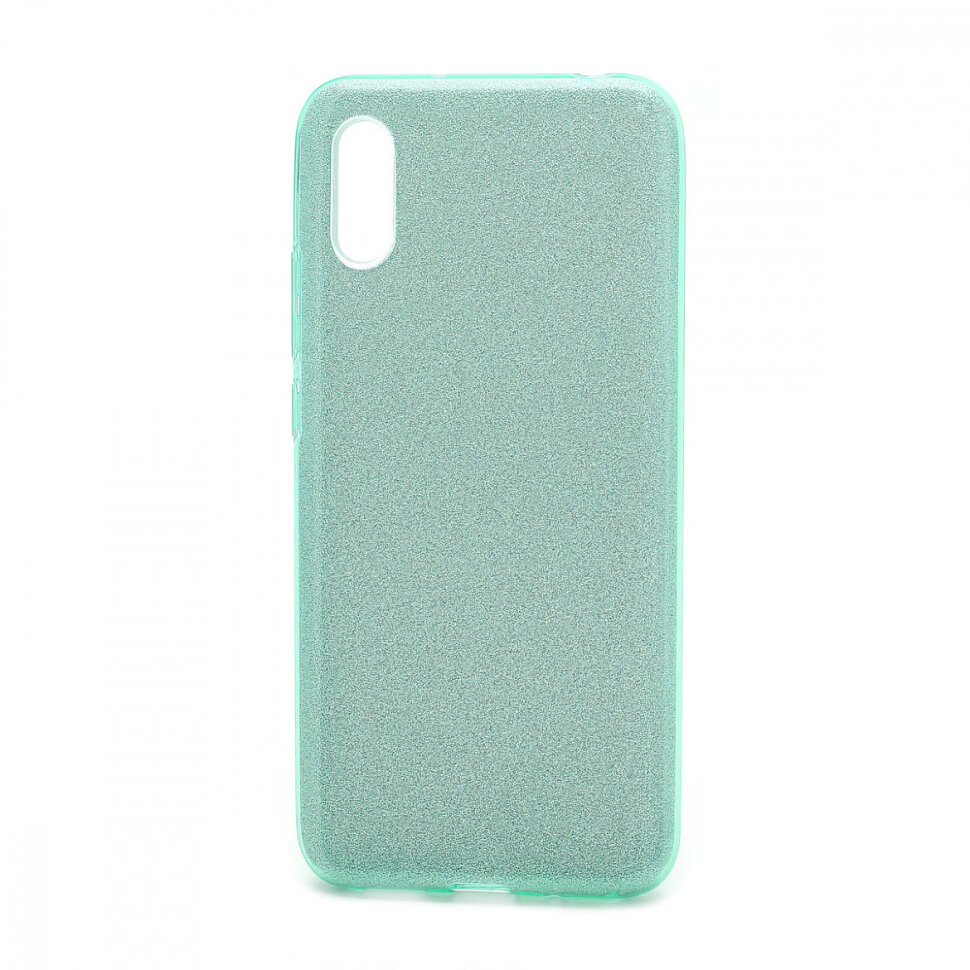 Накладка SC097 БЛЕСТКИ 3в1 Huawei Honor 8A/Y6 Pro 2019 (green)
