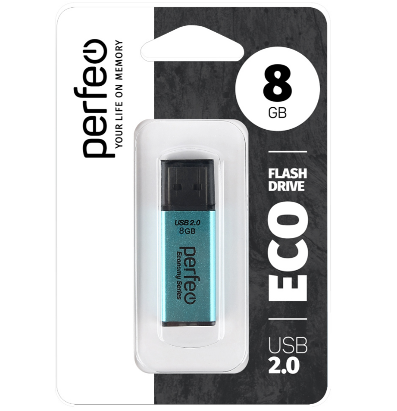 Perfeo USB 8GB E03 Green