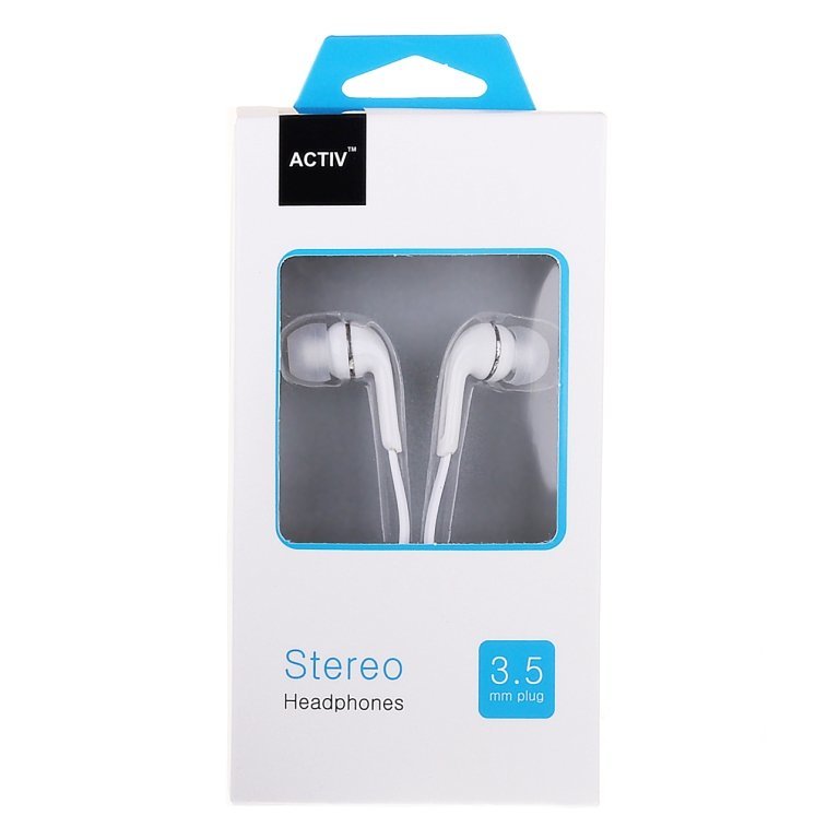 Наушники MP3 Activ AH102 белые