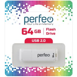 Perfeo USB 64GB C04 White