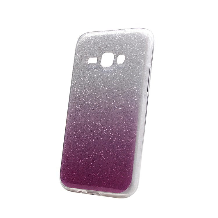 Накладка силиконовая Glamour Samsung J120 Galaxy J1 2016 purple/silver