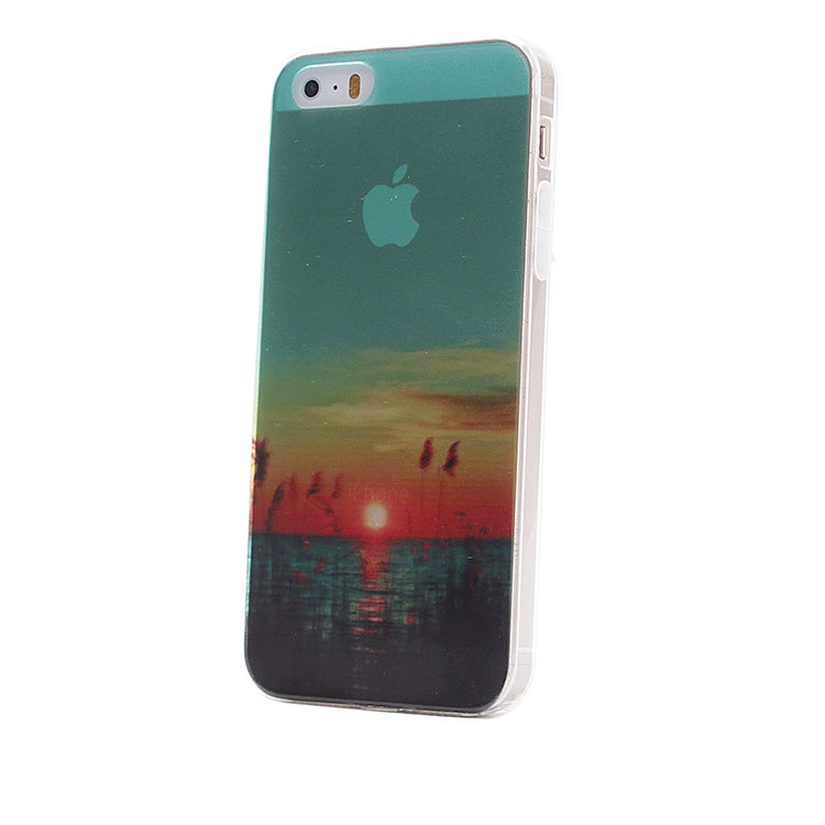 Накладка силиконовая принт IPhone 5 (015)