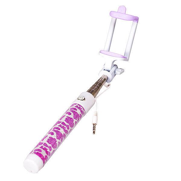 Селфи штатив Monopod Блестки леопард