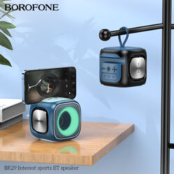 Колонка Bluetooth BOROFONE BR29 Interest, синяя