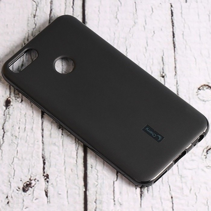 Накладка силиконовая Cherry Xiaomi Mi 5X/Mi A1 черная + защитная пленка на экран