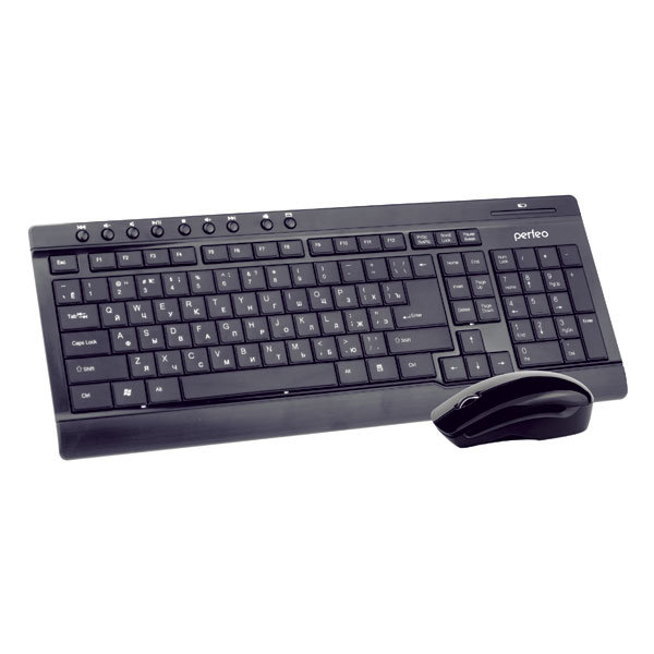Беспроводной комплект клавиатура+мышь Perfeo PF-226-WL/OP Fashion