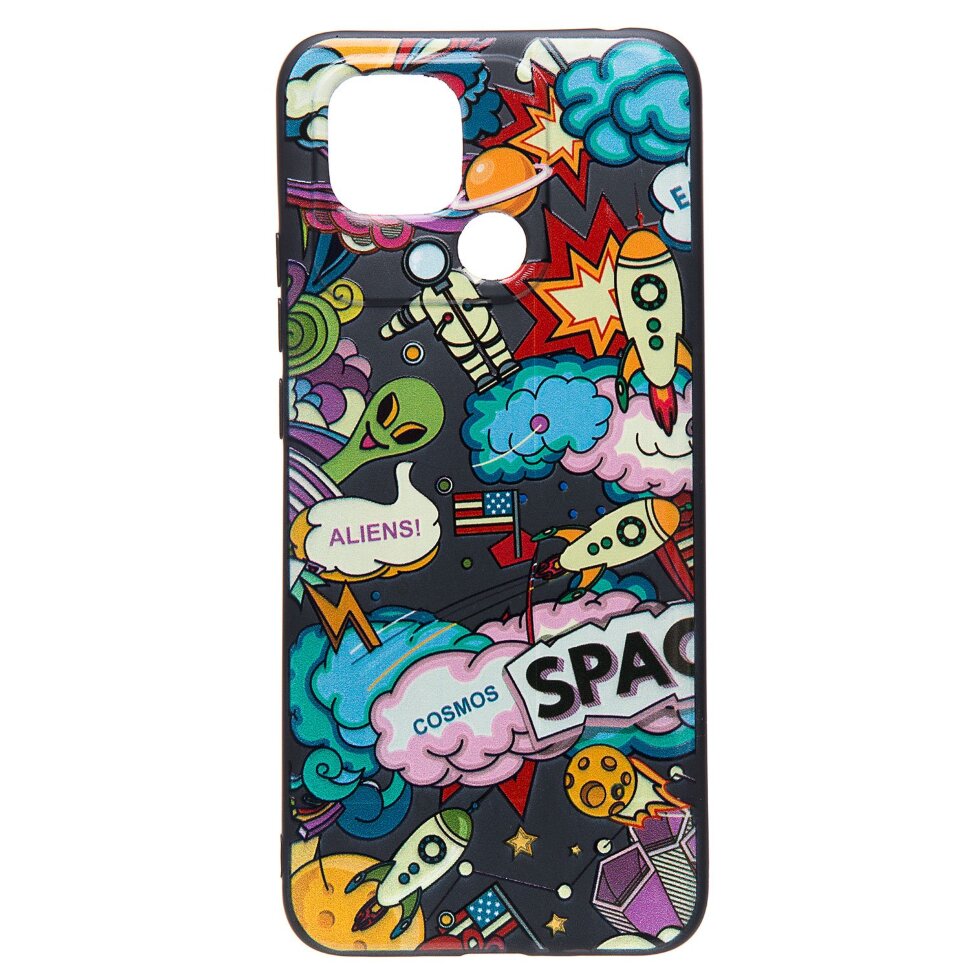 Накладка SC302 Xiaomi Redmi 10C (009) multi color