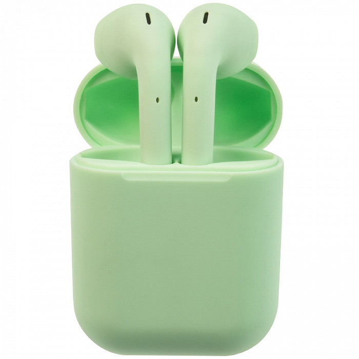 Наушники BLUETOOTH inPods12, сенсорные, всплывающее окно, зеленые