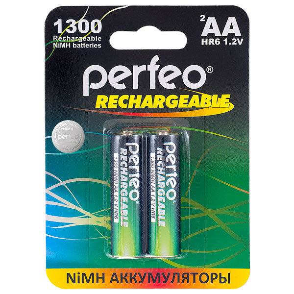 Perfeo AA 1300mAh/2BL Аккумулятор