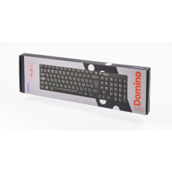 Клавиатура Perfeo DOMINO, USB, стандартная черная