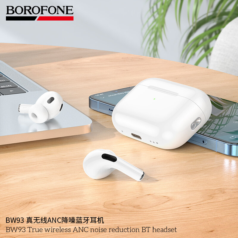 Наушники Bluetooth BOROFONE BW93 True ANC TWS, белые