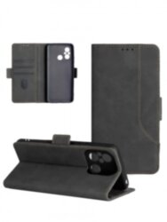 Чехол-книга NICE STYLES (магнит боковой) для Xiaomi Redmi NOTE 15 PRO Plus 5G черный